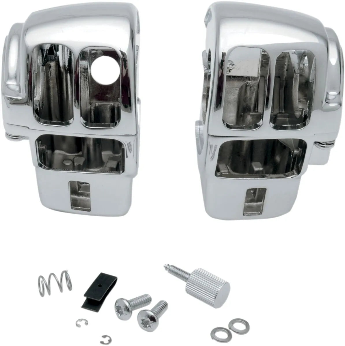 Drag Specialties Handlebar Switch Housing Kit Chrome