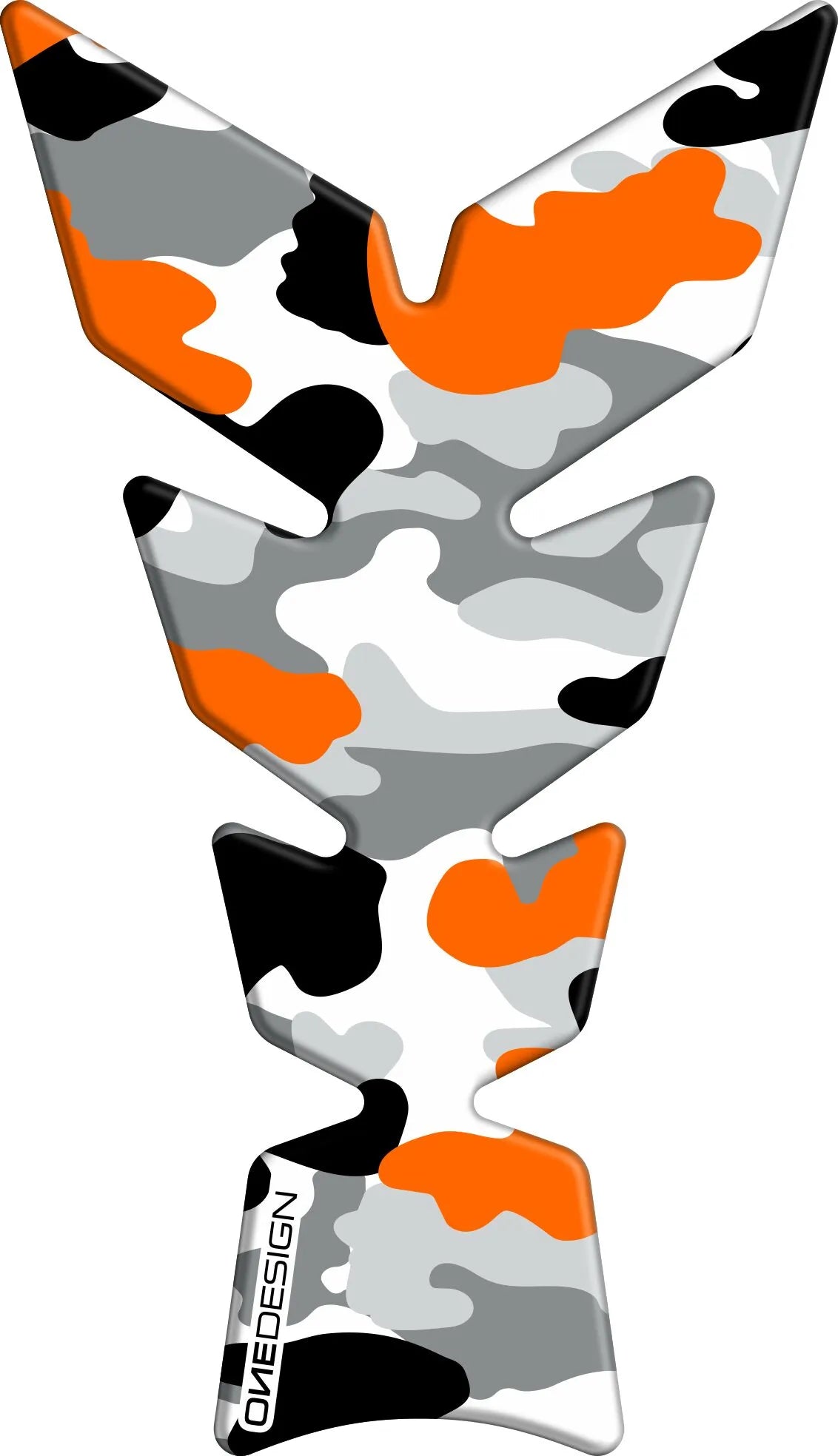 Onedesign Resin Tank Pad - Universal Fit - Camo Orange