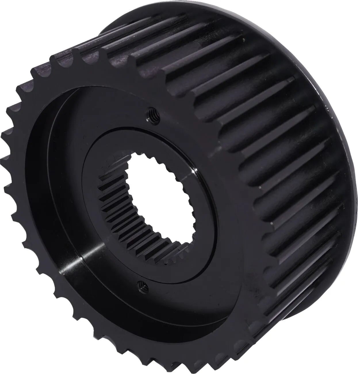 Drag Specialties 32t Black Steel Front Pulley