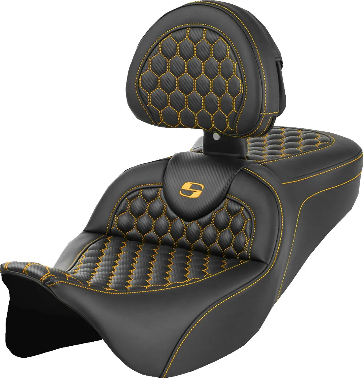 Saddlemen Honeycomb Roadsofa Seat - For Harley Davidson
