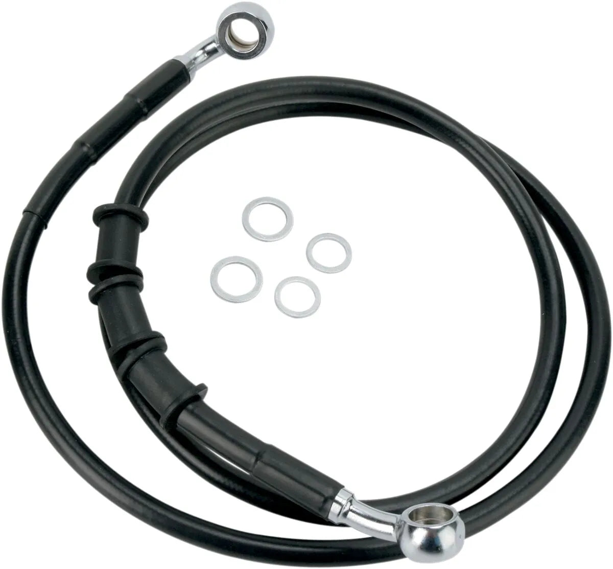 Drag Specialties Rustfrit Stål Bremse Slange Kit 42"