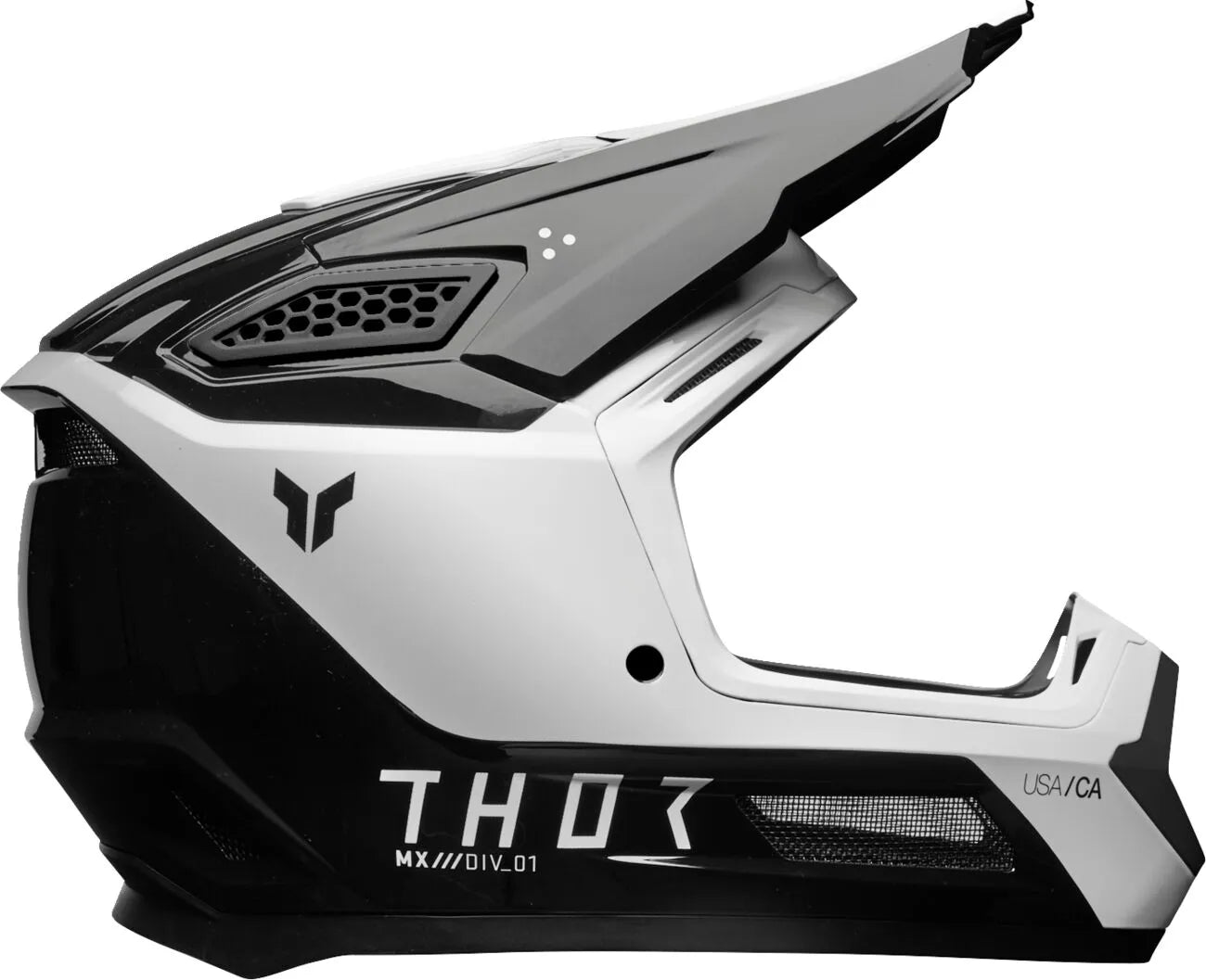 Thor Fleet Storm Helmet - Mx, White/black