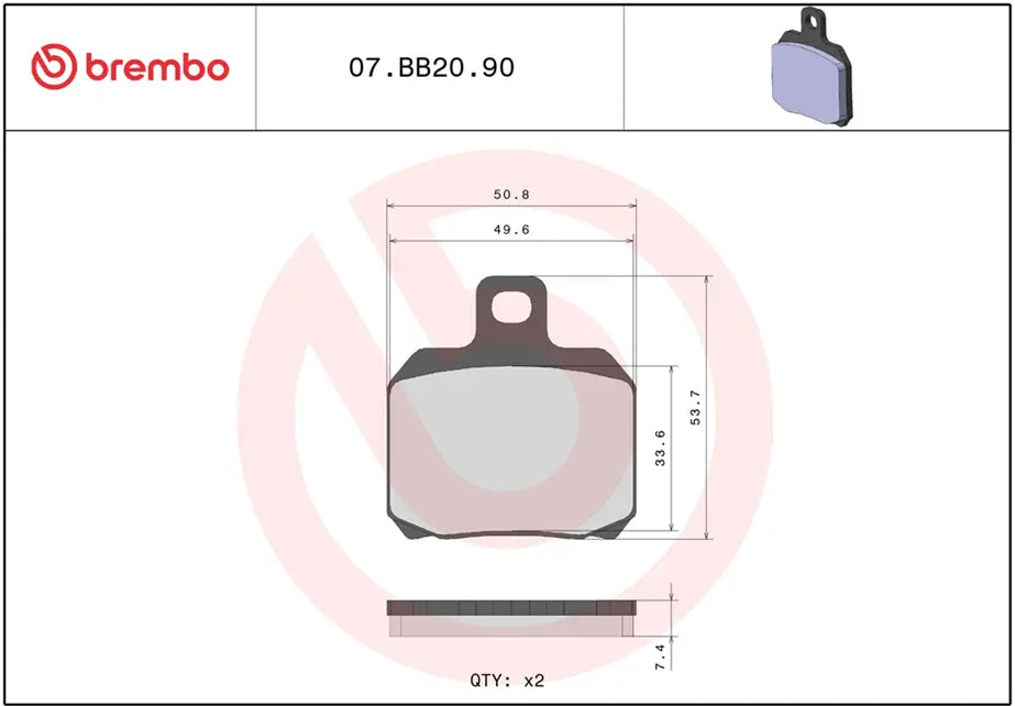 Brembo Genuine Sinter Prime Line Bremseklodser