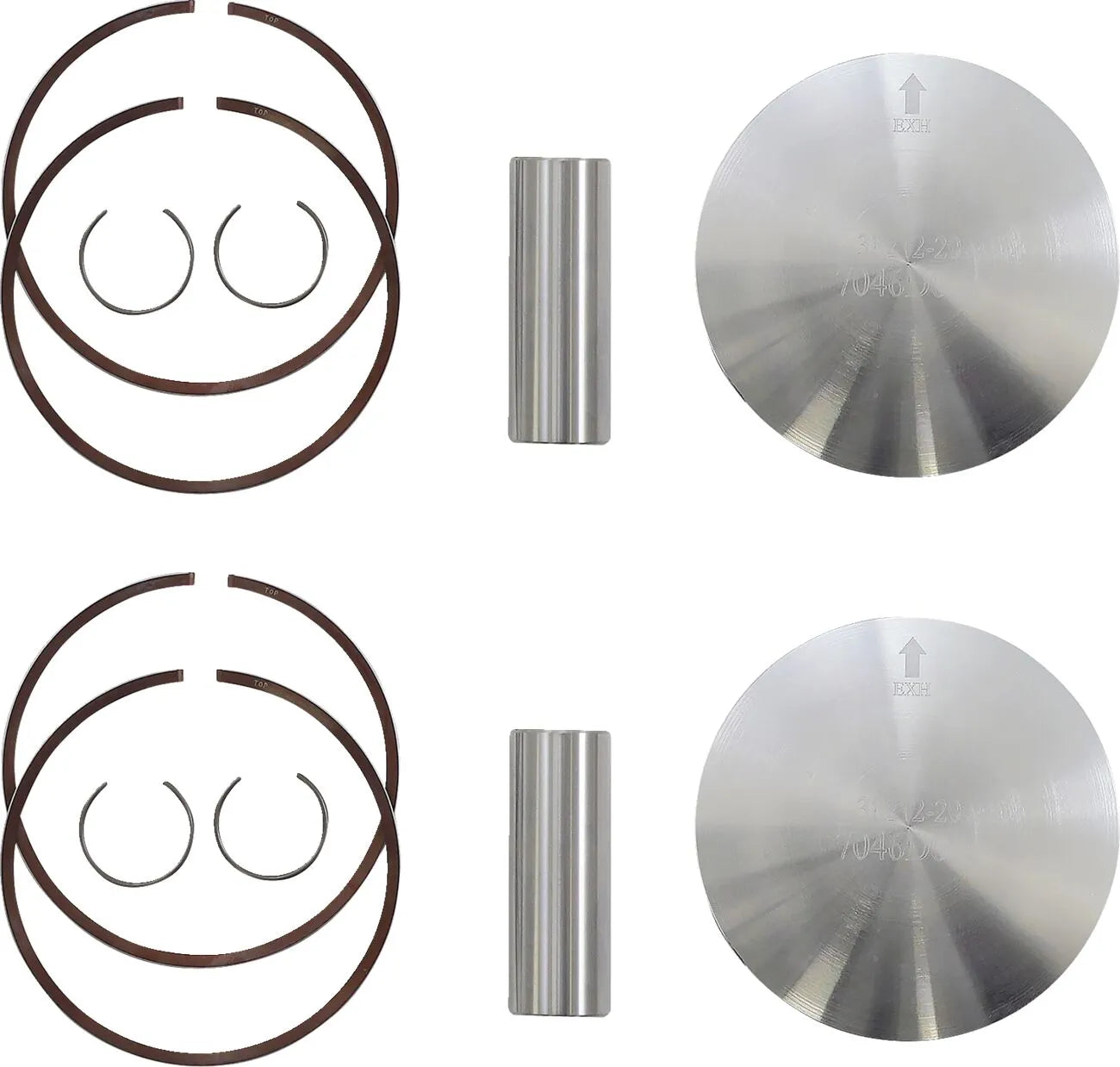 Wossner Piston Kit for Ski-Doo 76.37mm +0.50mm Oversized