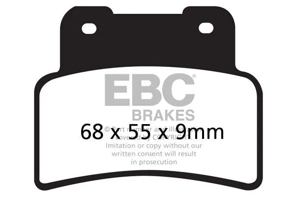 Ebc Sfa-hh Sintrede Scooter Bremseklodser - Foran