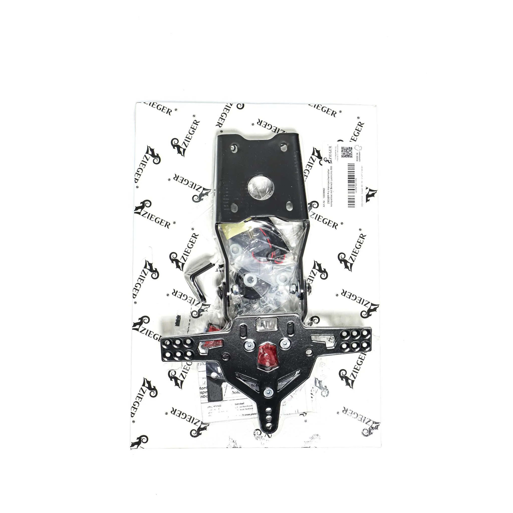 Zieger Pro License Plate Holder Type D For Benelli