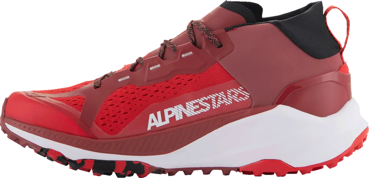 Alpinestars Meta XR V2 Shoes Brown Red Dark Red White