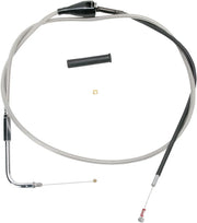 Drag Specialties Stainless Braided Idle Cable