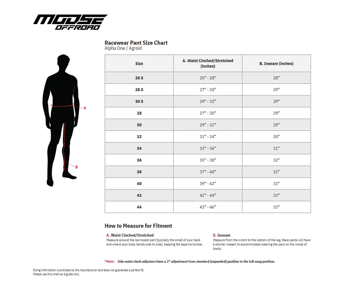 Moose Offroad Soft-Goods Alpha One Pants Tan/Black