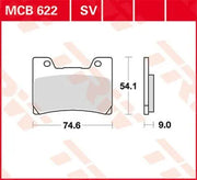 Trw Sv Series Sintrede Bremseklodser - Foran