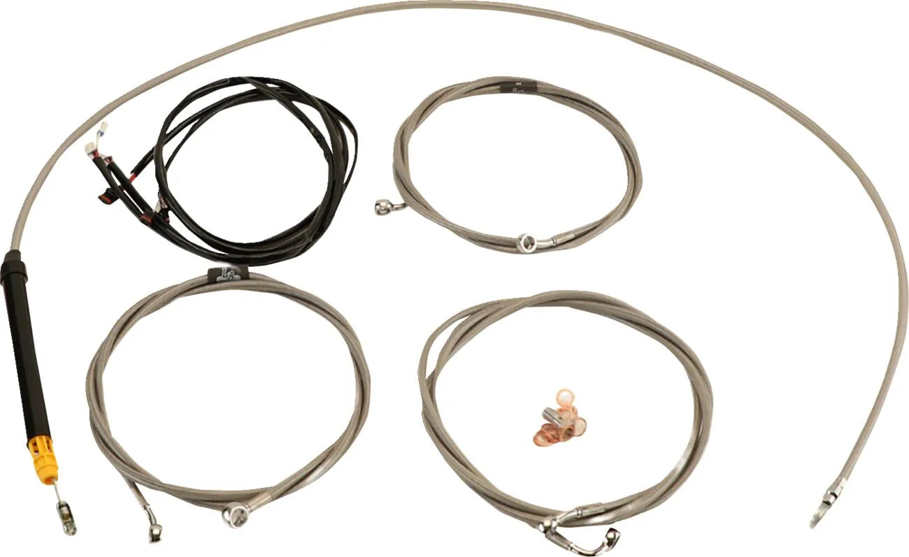 La Choppers Complete Cable Kit for 12"-14" Handlebars