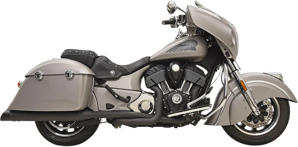 Bassani Xhaust True Dual Udstødningssystem - Fuldt System Sort