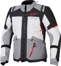 Alpinestars Andes V4 Drystar® All Weather Jacket - Black/Dark Gray/Light Gray/Bright Red