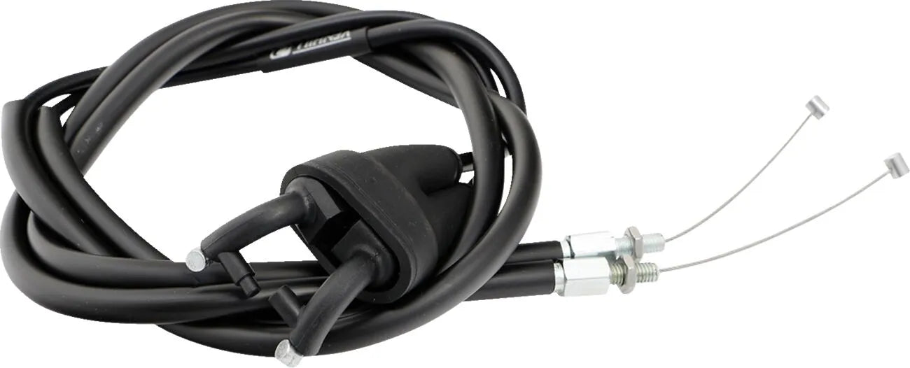 Moose Offroad Black Vinyl Dual Throttle Cable