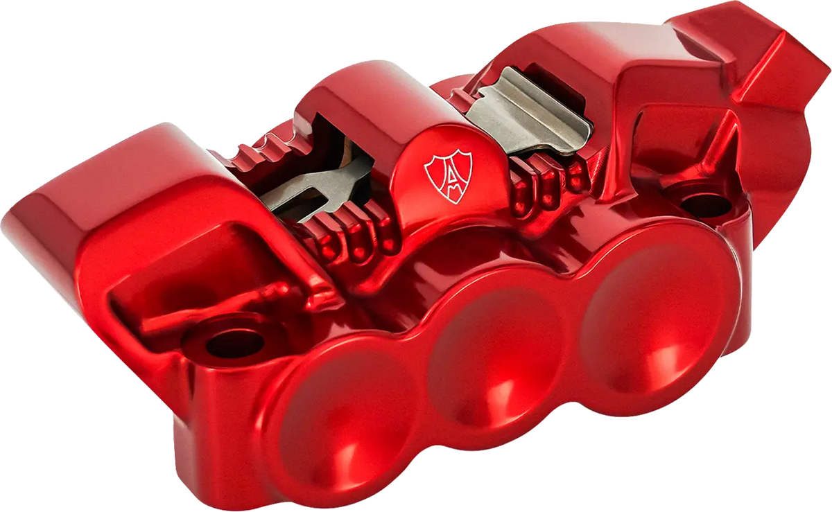 Arlen Ness Mono Radial Brake Caliper 100mm Right Red