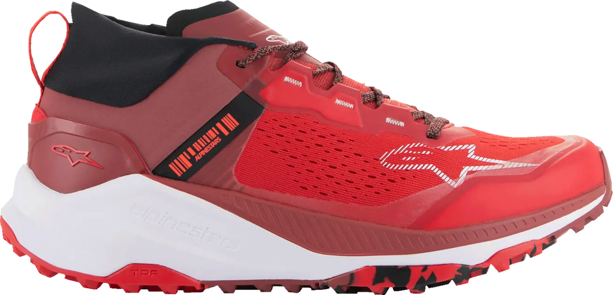 Alpinestars Meta XR V2 Shoes Burnt Red Dark Red White