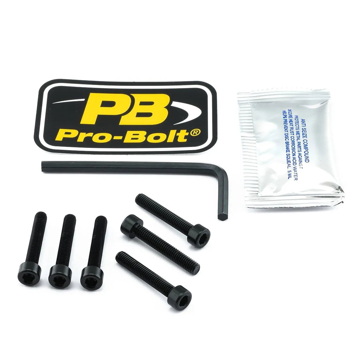 Pro Bolt Aluminum Fuel Cap Kit - Black