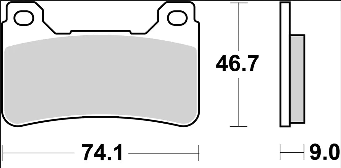 Brembo Xtra Line SR Sintrede Bremseklodser