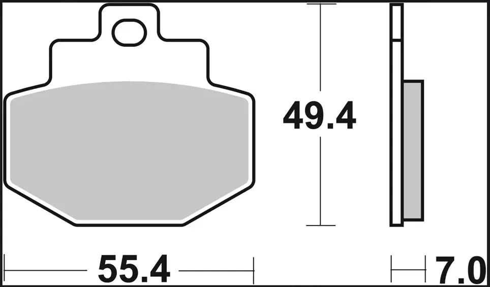 Brembo XS Prime Line Front/Rear Brake Pad for Maxi Scooters