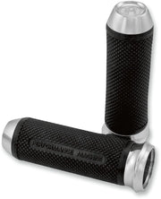 Performance Machine Elite Custom Grips - Black/chrome
