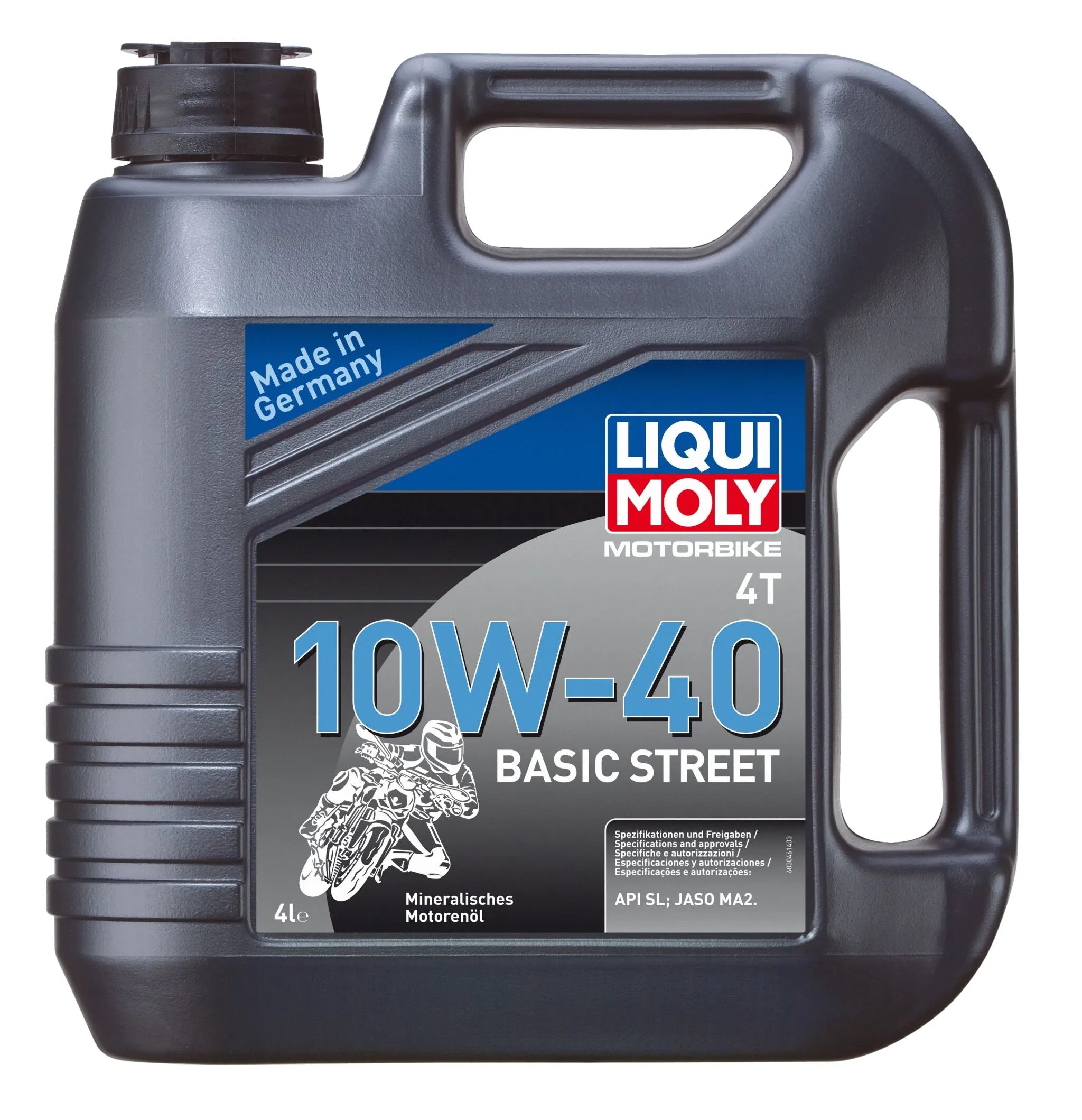 Liqui Moly 4t 10w-40 Basic Street Engine Oil 4 liter