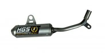 Hgs 2-stroke Silencer Aluminum Muffler With Steel End Cap
