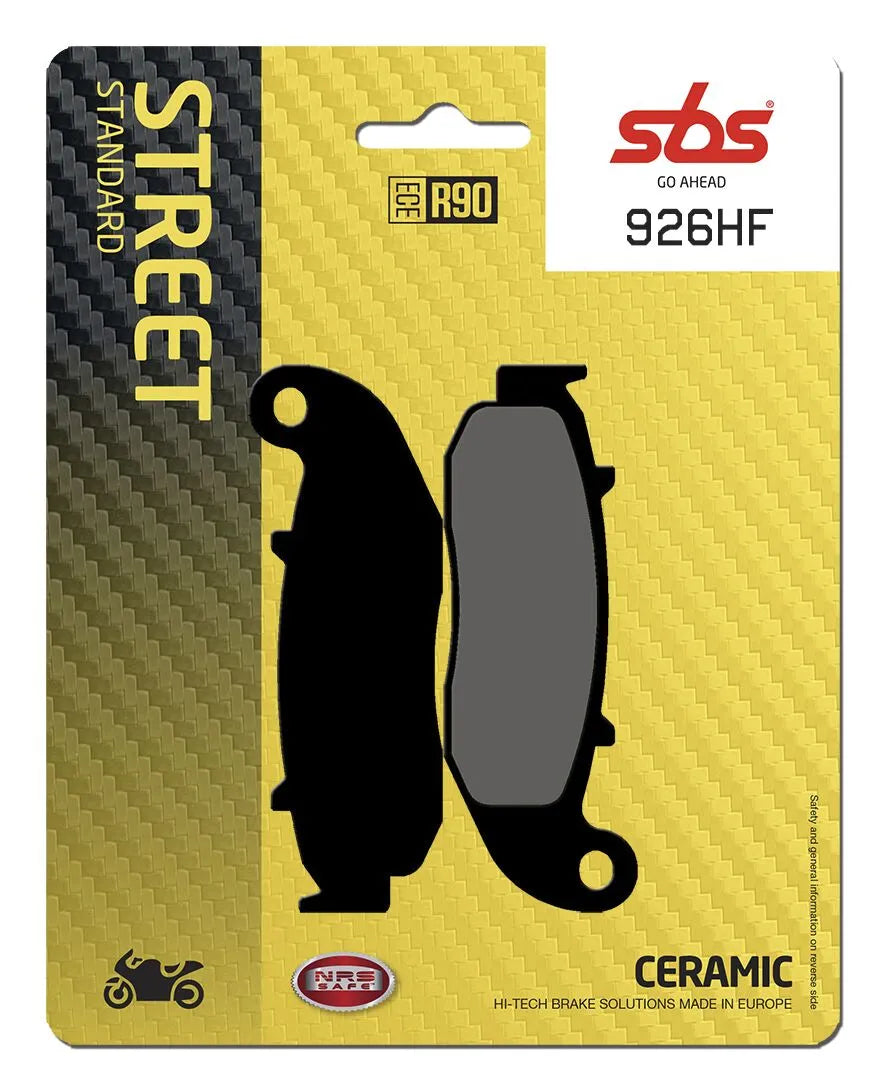 Sbs Hf Street Ceramic Organic Brake Pads - Front