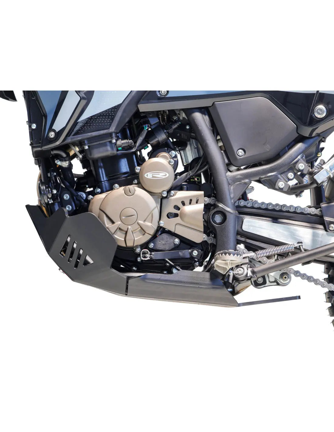 Axp Racing Adventure Skid Plate Black for Rieju Avent Rally 307