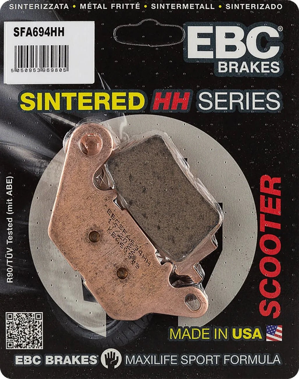 Ebc Sfa-hh Series Sintrede Bremseklodser Til Scootere - For & Bag