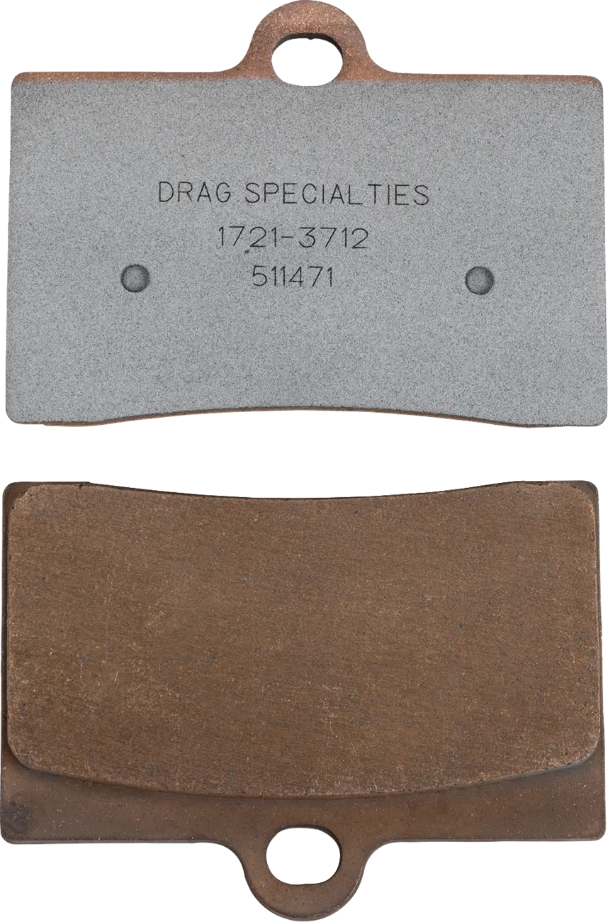 Drag Specialties Premium Sintered Metal Brake Pads for Harley