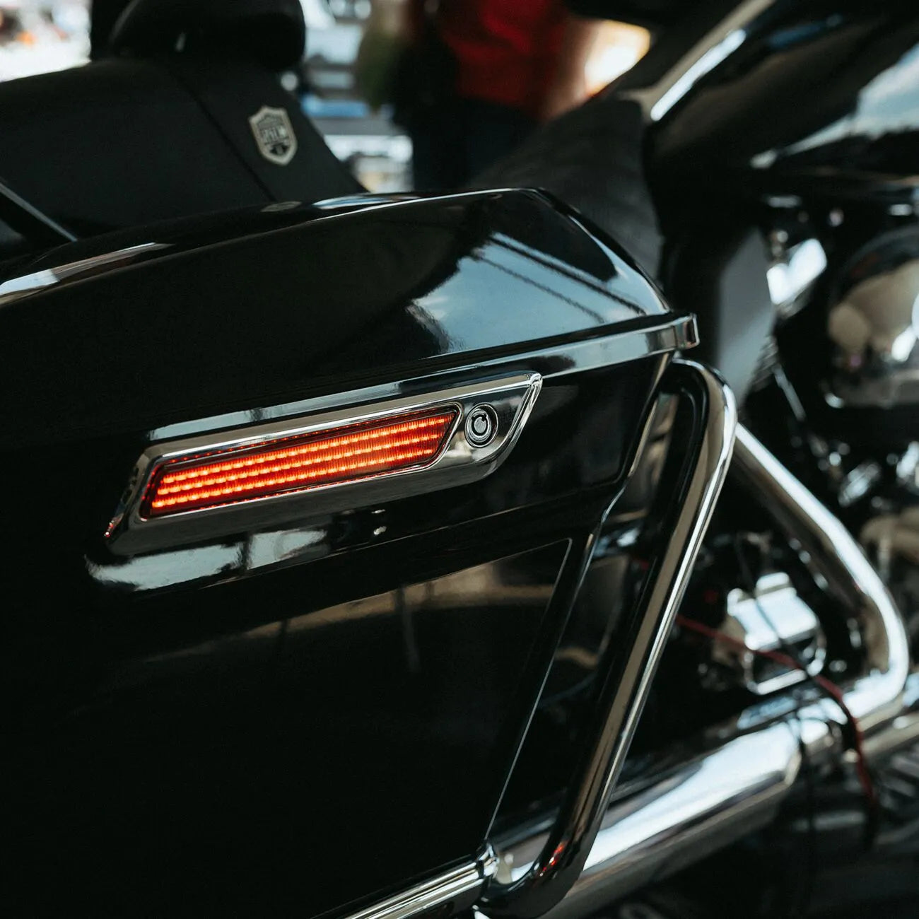 Custom Dynamics Saddlebag Latch Led Light