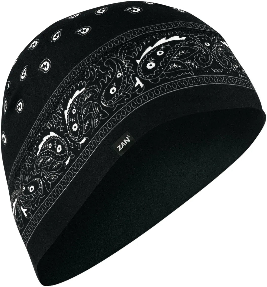 Zan Headgear SportFlex Beanie Paisley Black