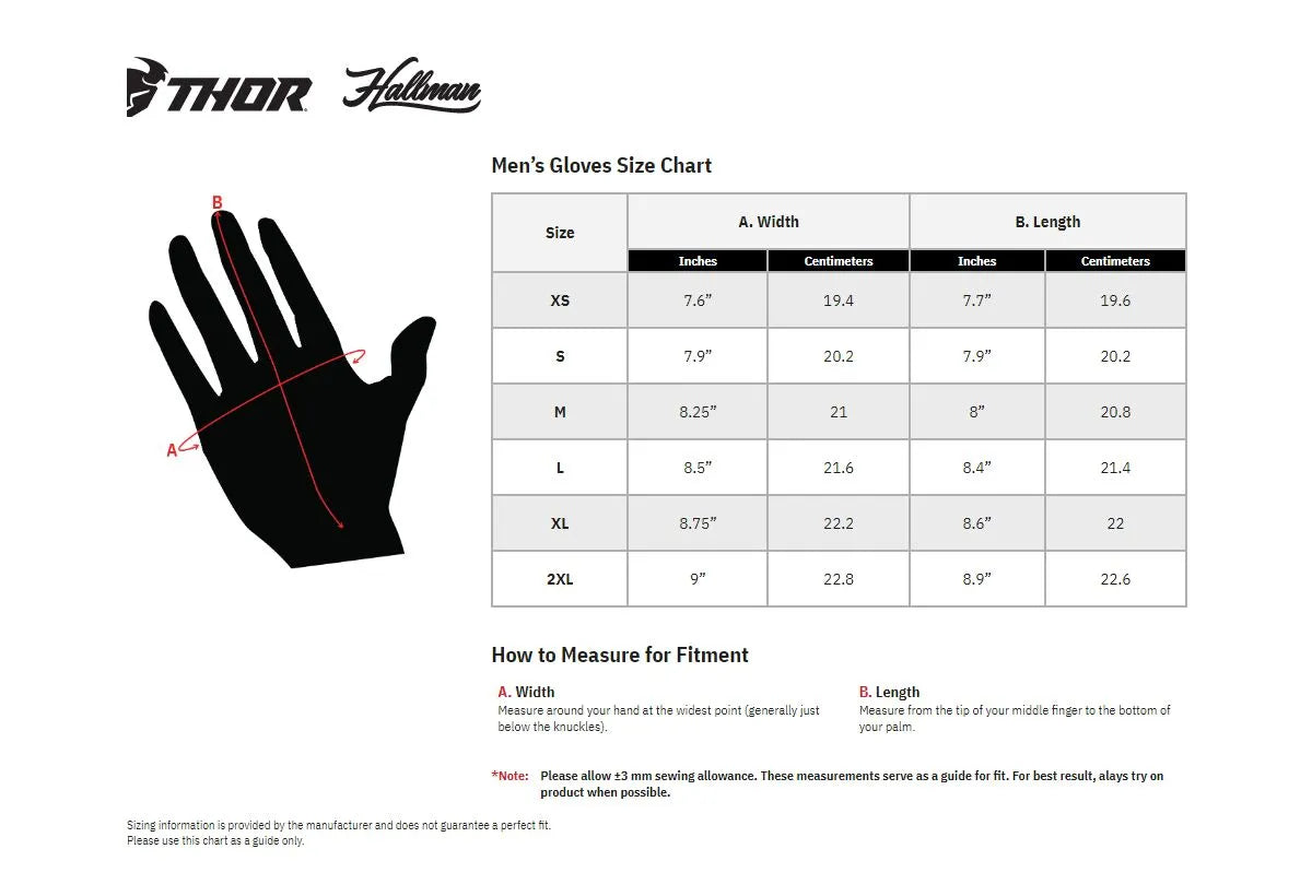 Thor Hallman Gp Gloves - Black