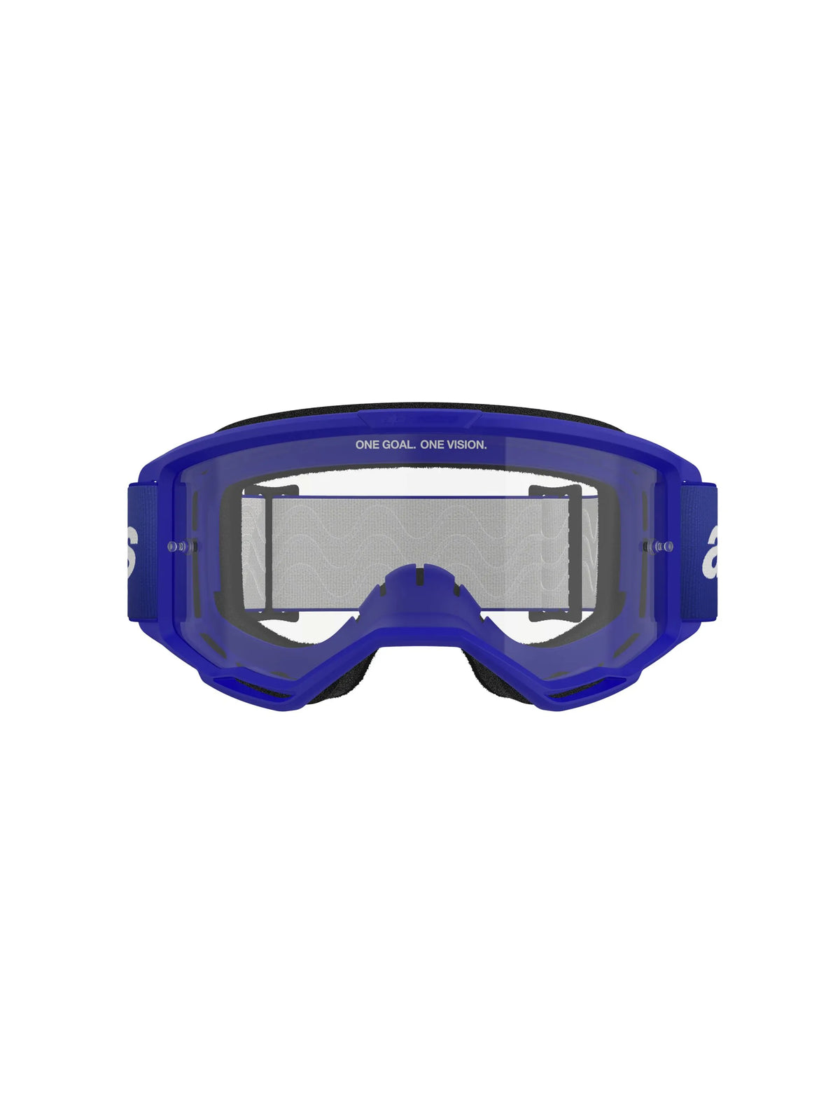 Alpinestars Vision 3 Wordmark Goggles Blue Clear