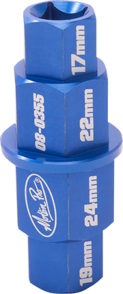 Motion Pro Superlight T-6 4-in-1 Silver Hex Axle Tool