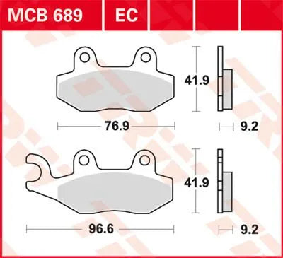 Trw All Round Sintered Metal Brake Pads - Front