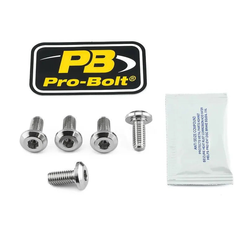 Pro Bolt Rustfrit Stål Bremse bremseskiver Monteringsbolt Kit