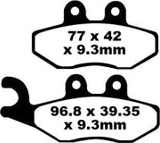 Ebc Sfa-hh Series Sintered Brake Pads For Scooters - Front & Rear