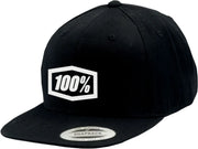 100% Corpo Snapback Hat Flat Bill