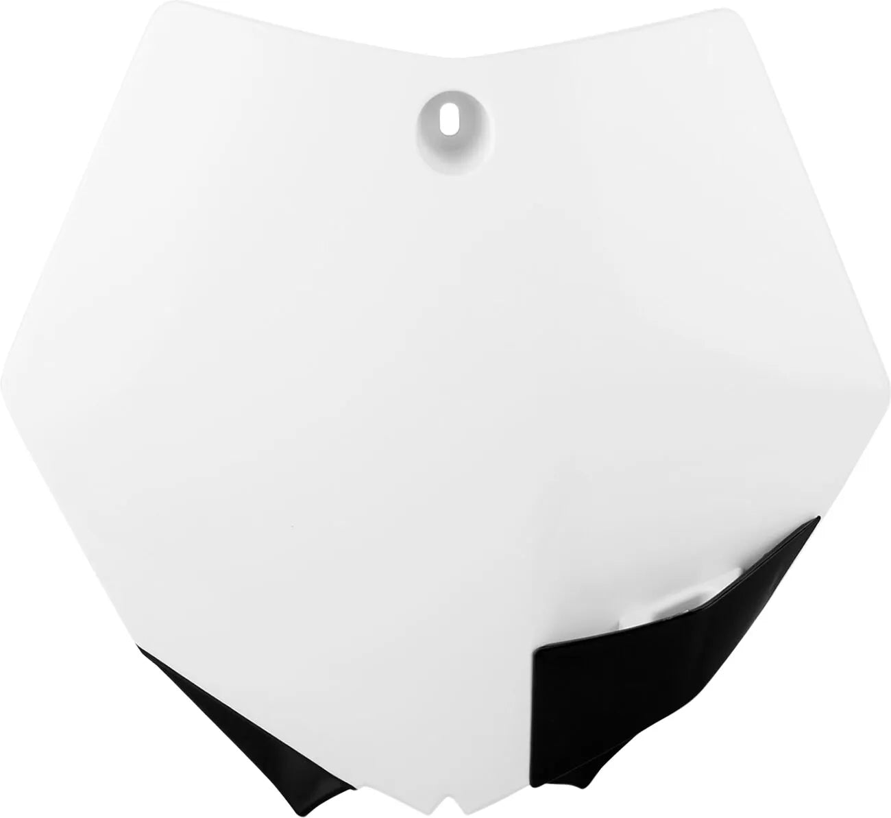 Polisport Front Number Plate - White, Oem