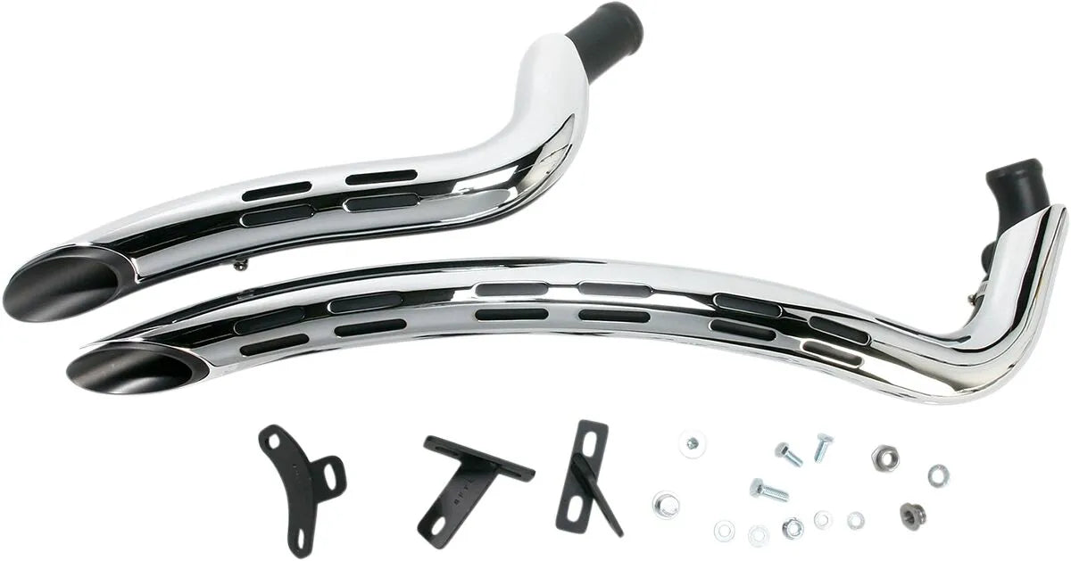 Bassani Xhaust Radial Sweeper Udstødning Komplet System Sort Stål