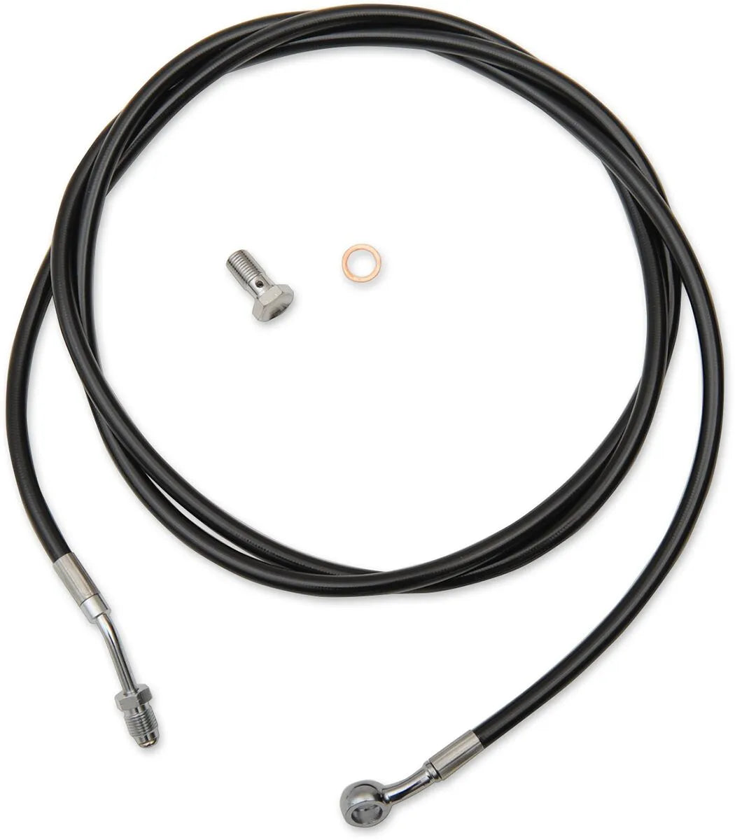 La Choppers Black Vinyl Clutch Cable for 12"-14" Ape Hangers
