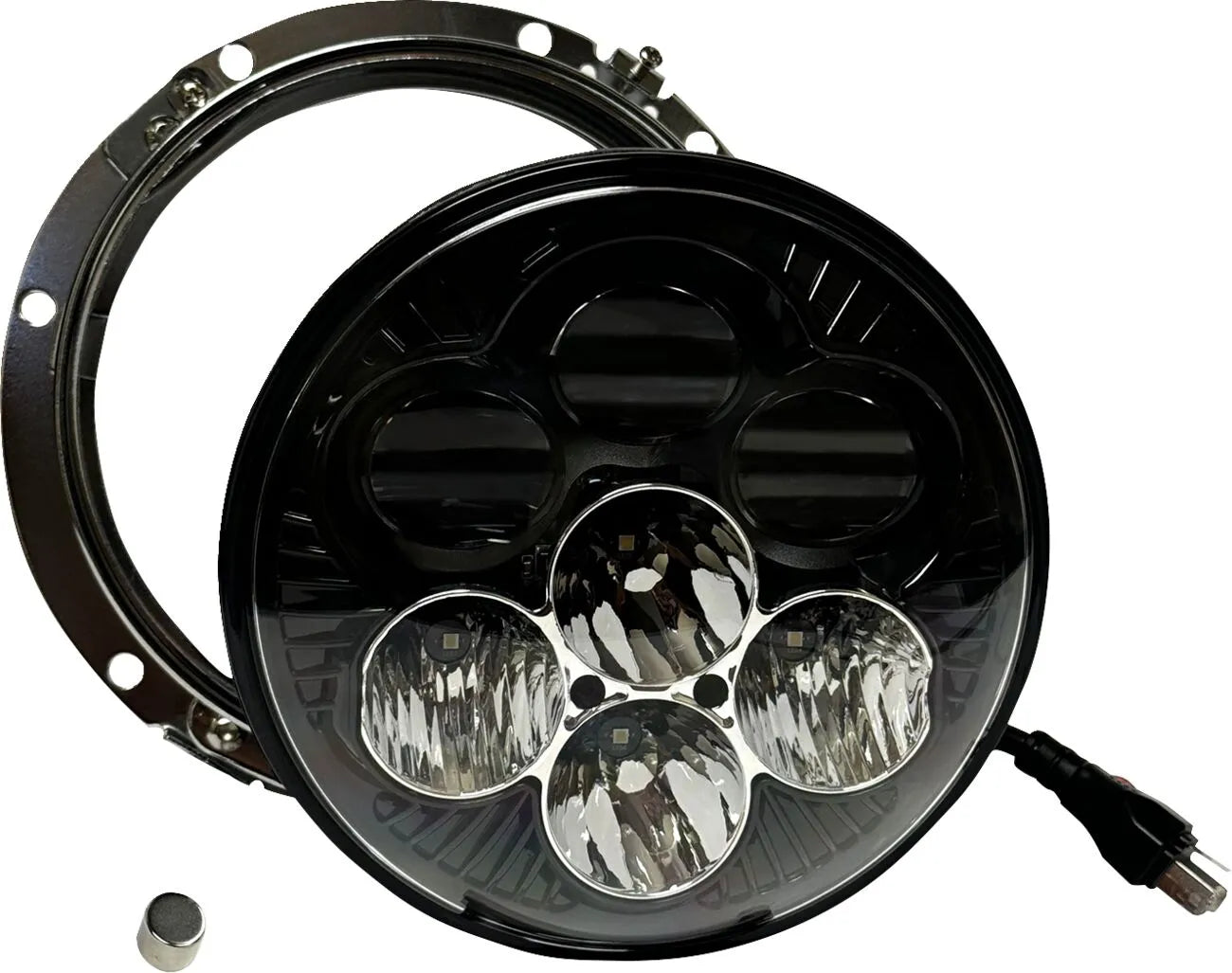 Custom Dynamics 7" Led Headlight W/ Backlight