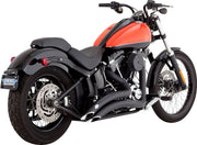 Vance & Hines Big Radius Udstødning - 2-into-2 Sort