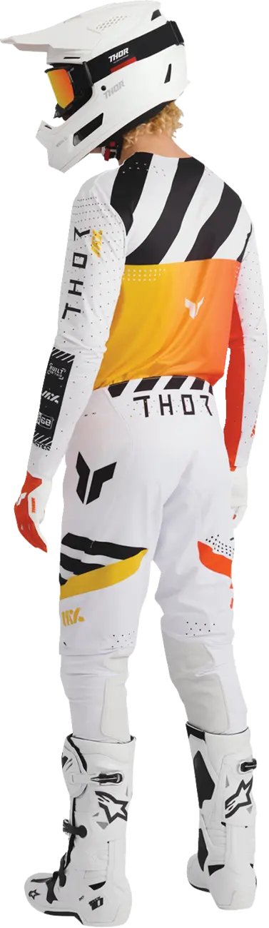 Thor Sportmode Synth Jersey - Black/Yellow/White/Orange