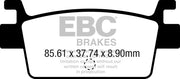 Ebc Sfac Carbon Series Scooter Bremseklodser - Bag