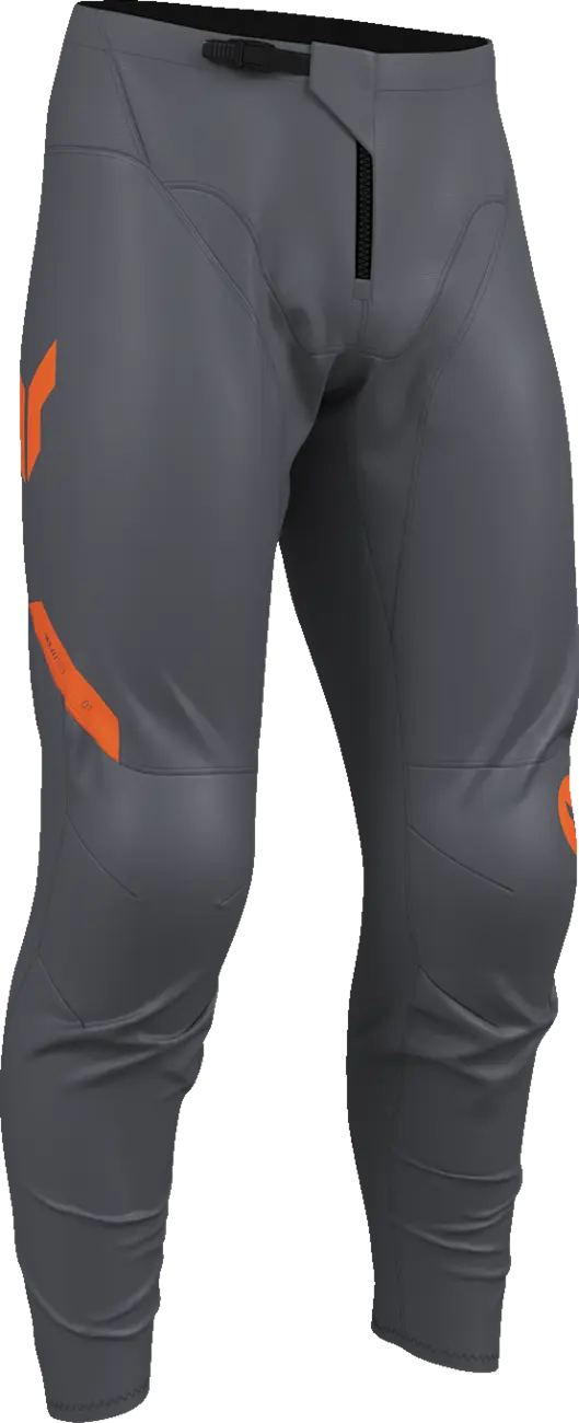 Thor Ridemode Menace Blue Motocross Pants - Charcoal Gray