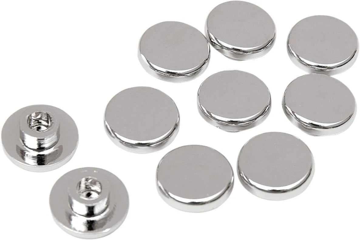 Drag Specialties 1/4" Button Allen Bolt Covers 10pc