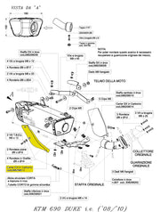 Akrapovic Erstatnings Udstødningskomponent