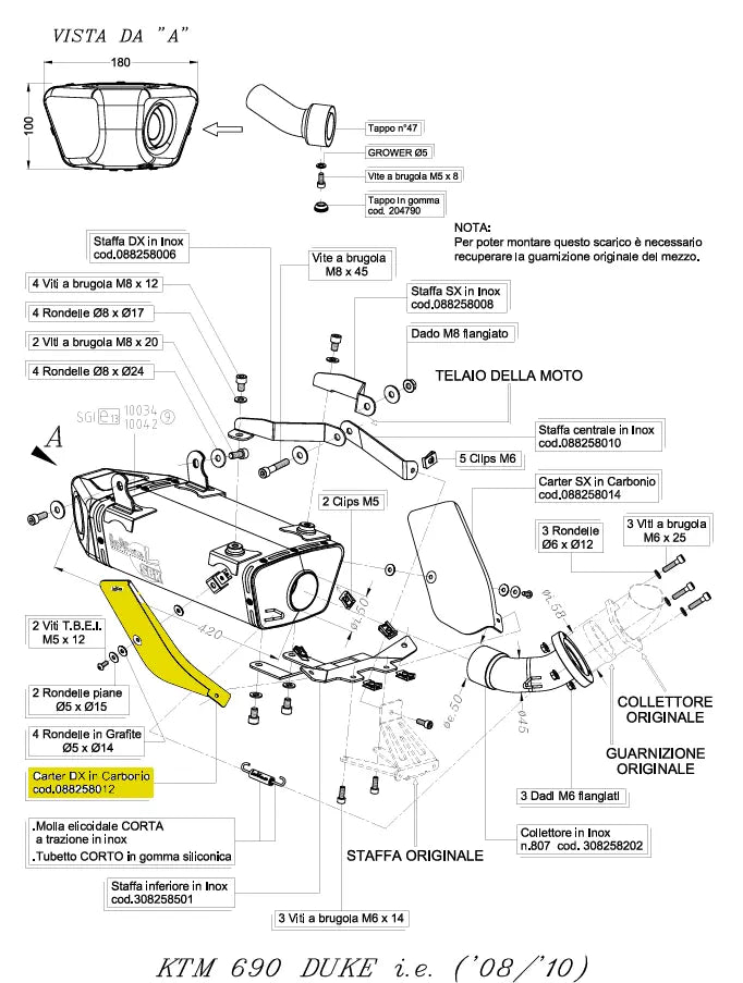 Akrapovic Replacement Exhaust Component